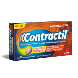 Contractil Antihemorroidal 20 Comprimidos Masticables