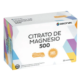 Citrato De Magnesio 500 Geonat 30 Comprimidos