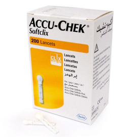 Accu Chek Softclix Lancetas Para Punzador 200 Unidades