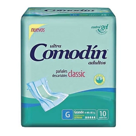 Comodin Ultra Pañal Grande Clasico 10 Un