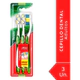 Colgate Twister Medio Cepillo Dental 3 Unidades