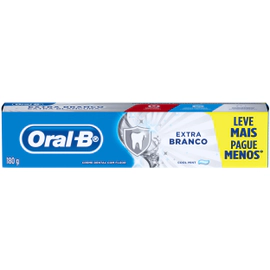 Pasta Dental Blanqueadora Oral B Extra Blanco 180 g
