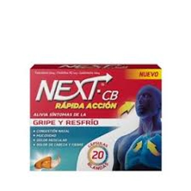 Next Cb Rápida Acción x 20 Comp
