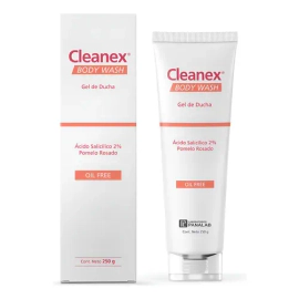Cleanex Gel De Ducha X250gr Fragancia Pomelo Rosado