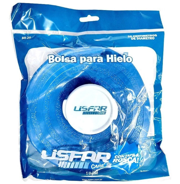 Lisfar Bolsa Para Hielo 20cm De Diámetro Con Tapa Rosca 1u