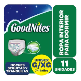 Goodnites Ropa Interior Para Adultos G-xg 11 Unidades