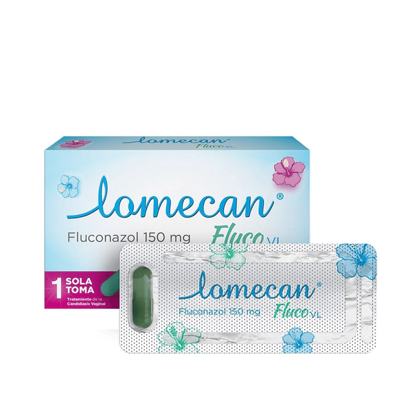 Infecciones Vaginales Lomecan Fluco 1 Capsula