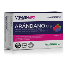 Vitaminway Vitamina Arándano  Ury 30 Capsulas