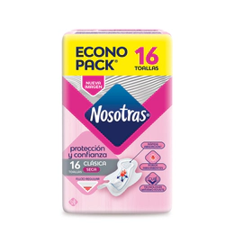 Toalla Nosotras Clásica Seca CURV X16