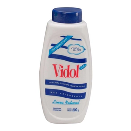 Vidol Fécula Corporal Hipoalergénica Talquera 200g