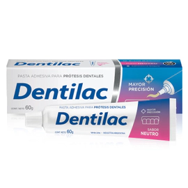 Dentilac Crema Adhesiva Para Protesis Sin Sabor 60g