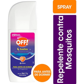 Off Repelente Mosquitos Sueños P/dormir Sin Fragancia 100ml
