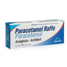 Paracetamol Raffo 500mg x20 comprimidos