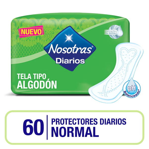 Nosotras Protectores Diarios Normal X 60 Unidades