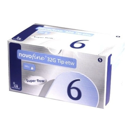 Novofine Agujas 32g X 6 Mm Para Pen Caja 100 Unidades