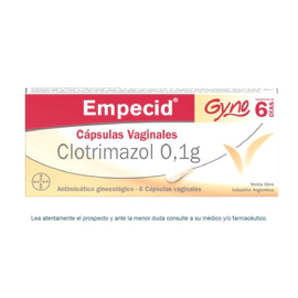 Empecid Gyno Antimicótico x 6 Cápsulas Vaginales