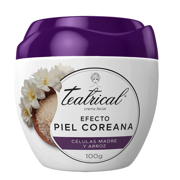 Crema Hidratante Teatrical Piel Coreana con Células Madre y Arroz 100g