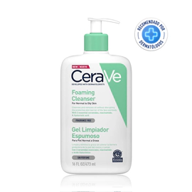 Gel Limpiador Espumoso CeraVe con Niacinamida 473 ml