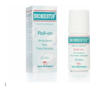 Bromhistop Antisudoral Para Piel Sensible Roll On 60ml