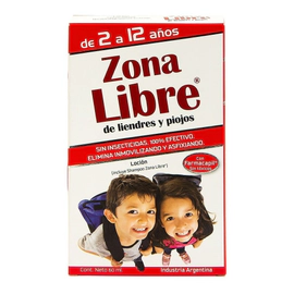 Zona Libre Liendres Y Piojos Loción Mas Shampoo 60ml
