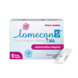 Lomecan Clotrimazol 500mg 1 Ovulo