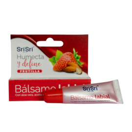 Bálsamo Labial Hidratante Sri Sri Frutilla 10g
