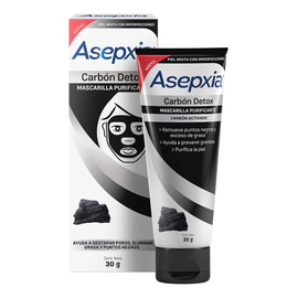 Asepxia Mascarilla Peel Off Carbón Detox 30g