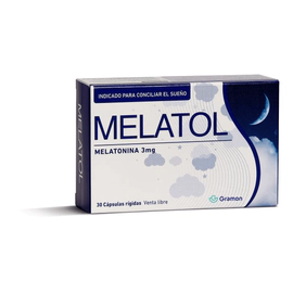 MELATOL 3mg 30 Capsulas