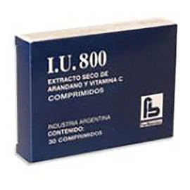 I. U. 800 Extracto Seco De Arandano Y Vitamina C 30 Comp