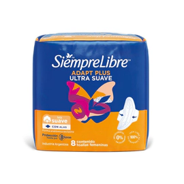 Siempre Libre Adapt Plus Suave X 8 Con Alas