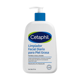 Cetaphil Limpiador Facial Diario Para Piel Grasa 473ml