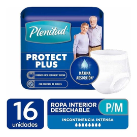 Plenitud Protect Plus Ropa Interior Talle P/m 16 Unidades