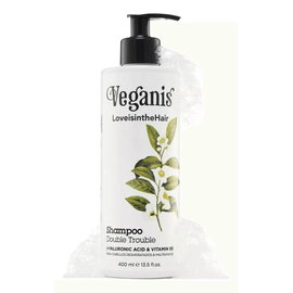 Shampoo Veganis Double Trouble Acido Hialurónico 400ml