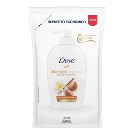 Dove Karite Y Vainilla Jabon Liquido Manos Repuesto X 220ml