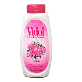 Vidol Talco Corporal Perfumado Floral Talquera 200g