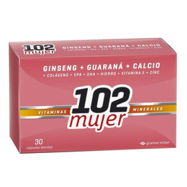 102 Plus Mujer Vitaminas Y Minerales 30 Caps
