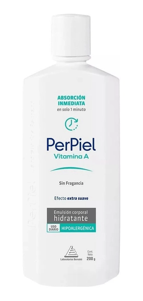 Perpiel Absorción Inmediata Sin Fragancia Emulsión 200gr