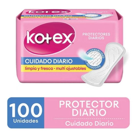 Kotex Multiforma Protectores Diarios Sin Perfume 100 U