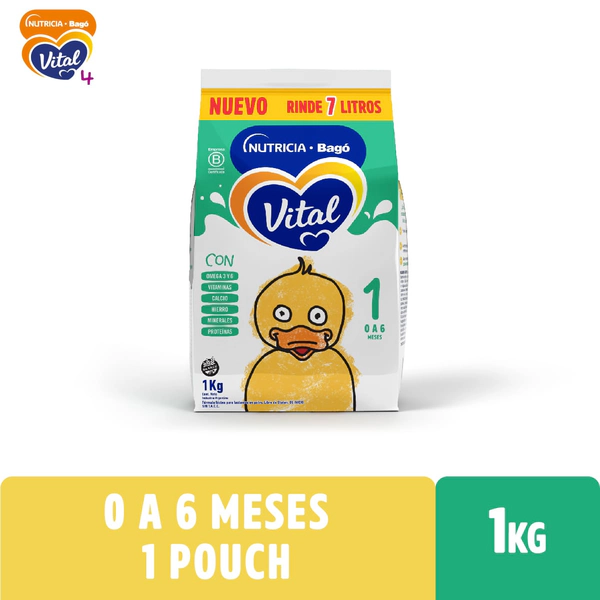 Vital Fórmula Láctea En Polvo Para Lactantes Etapa 1 Pouch