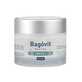Crema Facial Hidratante Revitalizante Bagóvit Pro Bio de Noche x 55 g