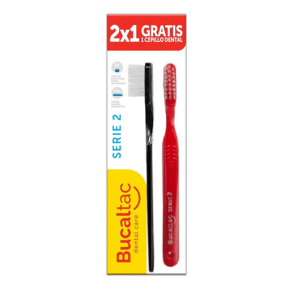Bucal Tac Cepillo De Dientes Serie 2 Suave 2x1