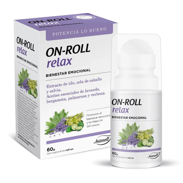 On Roll Relax Bienestar Físico Tilo Salvia Lavanda Gel 60g