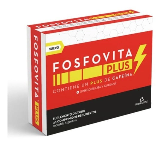 Fosfovita Plus Memoria Y Concentración 30 Comprimidos
