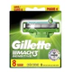 Gillette Cartuchos Repuesto De Afeitar Mach3 Sensitive 8 Un