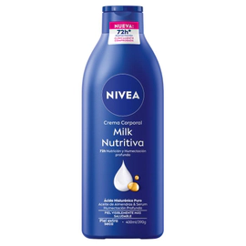 Crema corporal hidratante Milk Nutritiva para piel extra seca x 400 ml