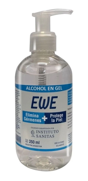 Ewe Alcohol En Gel Dosificador X 250 Ml