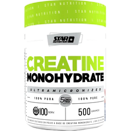 Creatina Monohidrato Pura Star Nutrition 500g Polvo