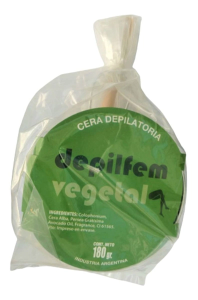 Depilfem Cera Depilatoria Vegetal Lata 180g