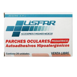Lisfar Parche Oculares Pediátrico 20 Unidades