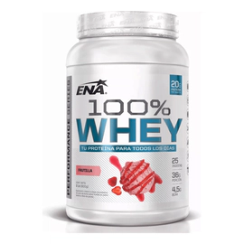 Whey 100% Protein Ena Masa Muscular Crossfit 900g Sabor Frutilla